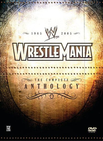 WWE - Wrestlemania Anthology: Box Set (DVD, 1985-2005, 21-Disc Set) Pre-Owned w/ Film Cells