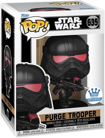 POP! Star Wars #635: Purge Trooper (Funko.com Exclusive) (Funko POP!) Figure and Box w/ Protector