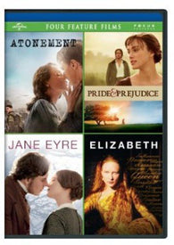 Atonement / Pride & Prejudice / Jane Eyre / Elizabeth (DVD) Pre-Owned