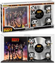 POP! Albums #22: KISS - Destroyer [The Demon / The Starchild / The Spaceman /The Catman) (Glows in the Dark) (2021 Wal-Mart Limited Edition Exclusive) (Funko POP!) Figures, Hard Plastic Case, and Box