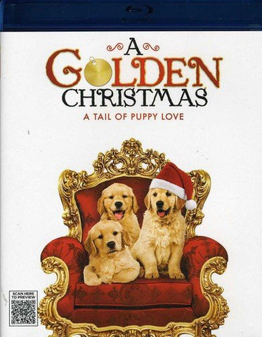 A Golden Christmas: A Tail of Puppy Love (Blu-ray) Pre-Owned