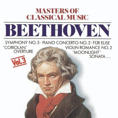 Masters Of Classical Music: Vo. 3 - L. v. Beethoven (Audio CD) Pre-Owned