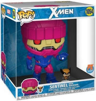 POP! Marvel #1054: X-Men - Sentinel with Wolverine [PX Previews Exclusive] (Funko POP!) Figure and Box (Box Damage)