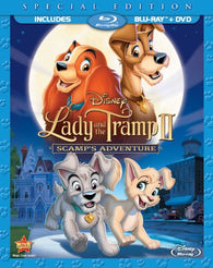 Lady and the Tramp 2: Scamps Adventure (Disney) (Blu-ray + DVD) Pre-Owned