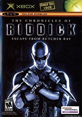 The Chronicles of Riddick: Escape From Butcher Bay (Xbox) Pre-Owned: Game, Manual, and Case
