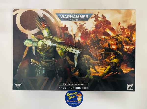 Games Workshop Limited / UK / 2024 / WARHAMMER 40,000 T'au Empire: Army Set - Kroot Hunting Pack / New in OPENED Box / / Box/Slip Cover May Show Some Wear / Tape on on end of Inner Box / for IN-STORE PICK-UP ONLY