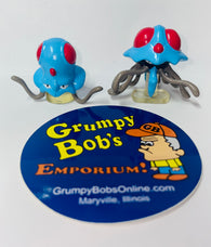 Tomy / Nintendo Pokemon / 1990's / TENTACOOL and TENTACRUEL Figures / CGTSJ / Pre-Owned / No Package / See Pictures