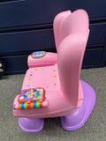 Laugh & Learn Smart Stages Chair Electronic Learning Toy for Toddlers - Pink (Fisher-Price)  (LOCAL PICKUP ONLY)