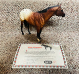 Breyer Reeves / King of Hearts / Item #700197 / Approx. 8" x 9 1/2" / 1997 Breyer Spring Show Horse / Was Only Available Jan.-July 1997 / Includes COA / See Info in Listing / No Box / See Pictures