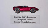 1970 Mattel, Inc. USA /  Hot Wheels / Redline / AMX/2 / Burgundy Red (?)  / 1:64 Scale / Marked: U.S. & Foreign Pats. Pend. / Pre-Owned - No Package / See Pictures (Copy)