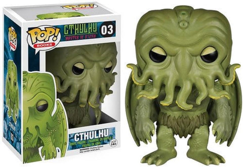 Books #03: Cthulhu Master of R'Lyeh - Cthulhu (Funko POP!) Figure and Box w/ Protector