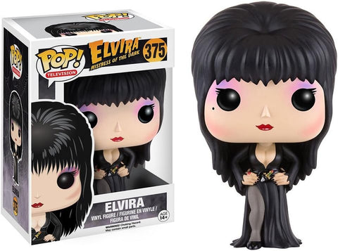 POP! Television #375: Elvira Mistress of The Dark - Elvira (Funko POP!) Figure and Box w/ Protector