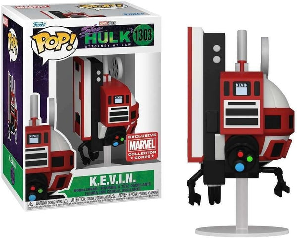 POP! Marvel #1303: She Hulk Attorney At Law - K.E.V.I.N. [Collector Corps Exclusive] (Funko POP!) Figure and Box w/ Protector