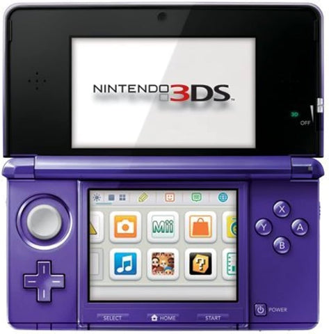 System - Midnight Purple (Original Nintendo 3DS) Pre-Owned w/ Charger & Stylus