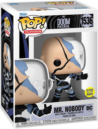 POP! Television #1536: DC Doom Patrol - Mr Nobody [Glows in the Dark] (Funko POP!) Figure and Box w/ Protector