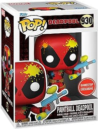 POP! Marvel #930: Paintball Deadpool (GameStop Exclusive) (Funko POP! Bobble-Head) Figure and Box w/ Protector