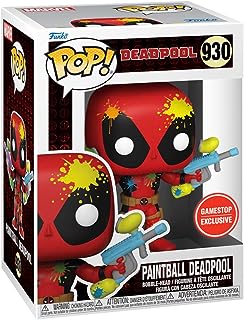 POP! Marvel #930: Paintball Deadpool (GameStop Exclusive) (Funko POP! Bobble-Head) Figure and Box w/ Protector