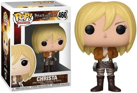 POP! Animation #460: Attack on Titan - Christa (Funko POP!) Figure and Box w/ Protector