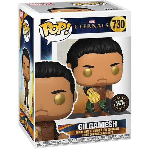 POP! Marvel #730: Eternals - Gilgamesh (Limited Edition Glow Chase) (Funko POP!) Figure and Box w/ Protector