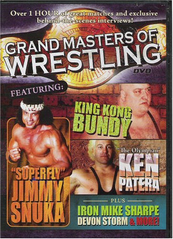 Grand Masters of Wrestling Volume 1: Featuring: "Superfly" Jimmy Snuka, King Kong Bundy & "The Olympian" Ken Patera (DVD) Pre-Owned