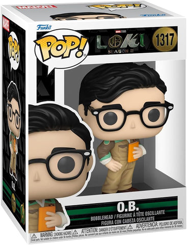POP! Marvel #1317: Loki Season 2 - O.B. (Funko POP!) Figure and Box w/ Protector