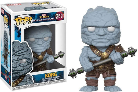 POP! Marvel #269: Thor Ragnarok - Korg (Funko POP! Bobble-Head) Figure and Box w/ Protector