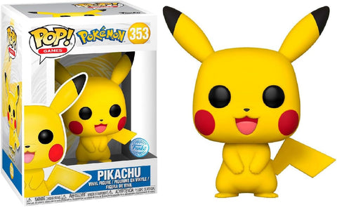 POP! Games #353: Pokemon - Pikachu [Exclusive] (Funko POP!) Figure and Box w/ Protector