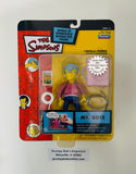 2003 / Playmates / The Simpsons "Ms. Botz" / World of Springfield Interactive Figure / Series #14 /  New in Package / See Pictures and Notes Below