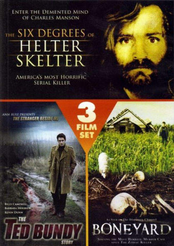 The Six Degrees of Helter Skelter / The Ted Bundy Story / Boneyard (DVD) Pre-Owned