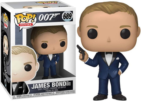 Movies #689: 007 - James Bond (from Casino Royale) (Funko POP!) Figure and Box w/ Protector