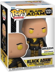 POP! Movies #1231: Black Adam (Amazon Exclusive) (Glows in the Dark) (Funko POP!) Figure and Box w/ Protector