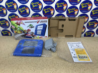 System - Electric Blue 2 (Blue & Black) (Nintendo 2DS) Pre-Owned w/ Stylus, Charger, Quick Start Insert, AR Cards, Cardboard Insert, and Mario Kart 7 Edition Box (Matching Serial Number) (As Pictured)
