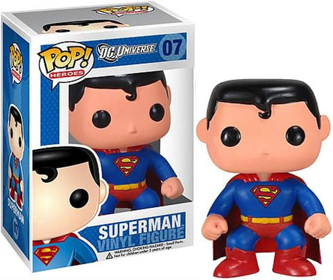 POP! Heroes #07: DC Universe - Superman (Funko POP!) Figure and Box w/ Protector