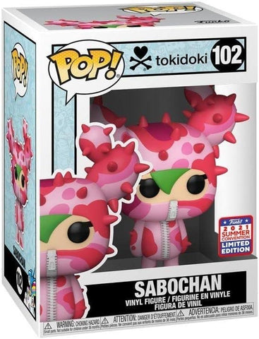 POP! Tokidoki #102: Sabochan (2021 Summer Convention Limited Edition) (Funko POP!) Figure and Box w/ Protector