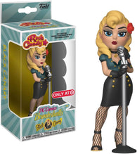 DC Comics Bombshells: Black Canary (Target Exclusive) (Rock Candy) Figure and Box