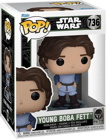 POP! Star Wars #736: Young Boba Fett (Funko POP!) Figure and Box w/ Protector
