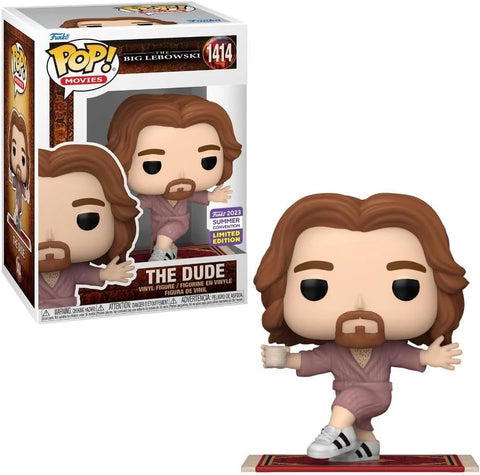 POP! Movies #1414: The Big Lebowski - The Dude (2023 Summer Convention Limited Edition) (Funko POP!) Figure and Box w/ Protector