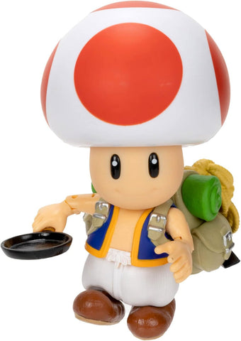 The Super Mario Bros. Movie: Toad (Jakks Pacific) 2023 (Nintendo) (Action Figure) NEW