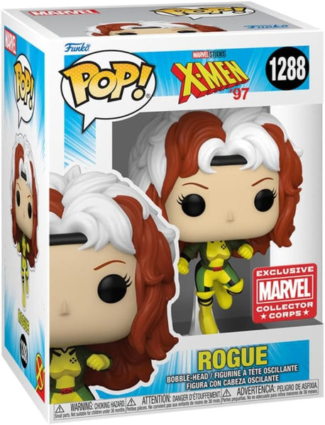 POP! Marvel #1288: X-Men 97 - Rogue [Exclusive Collector Corps] (Funko POP!) Figure and Box w/ Protector