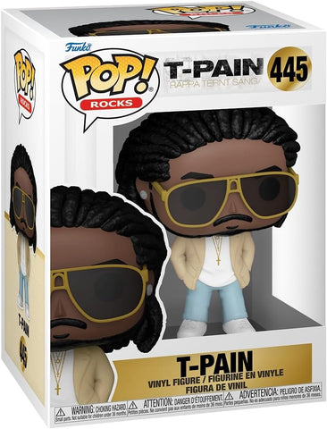 POP! Rocks #445: T-Pain (Funko POP!) Figure and Box w/ Protector