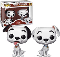 POP! Disney 2 Pack: 101 Dalmatians - Pongo & Perdita (POP in a Box Exclusive) (Funko) Figure and Box w/ Protector
