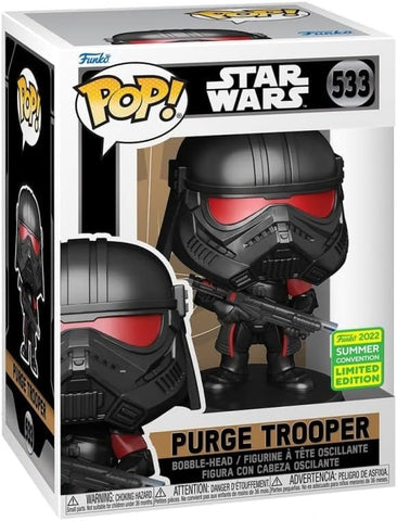 POP! Star Wars #533: Purge Trooper (2022 Summer Convention Limited Edition) (Funko POP!) Figure and Box w/ Protector