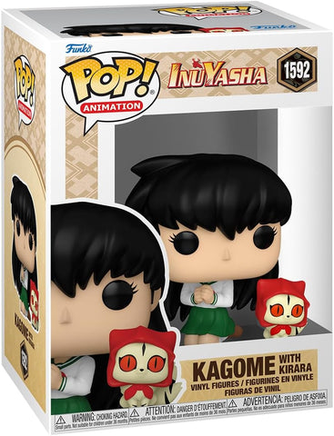 POP! Animation #1592: Inuyasha - Kagome with Kirara (Funko POP!) Figure and Box w/ Protector