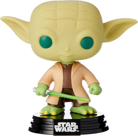 POP! Star Wars #02: Yoda (Funko POP! Bobble-Head) Figure and Box w/ Protector