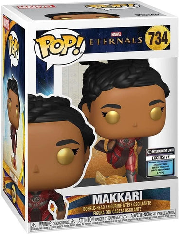 POP! Marvel #734: Eternals - Makkari [Entertainment Earth Exclusive] (Funko POP!) Figure and Box w/ Protector
