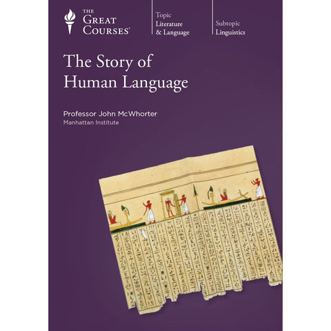 The Story of Human Language (Vol 3 of 3) Professor John McWhorter - Manhattan Institute (The Great Courses) (DVD) Pre-Owned