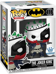 POP! Heroes #416: Batman - The Joker King (Funko.com Exclusive) (Funko POP!) Figure and Box w/ Protector