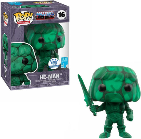 POP! Art Series #16: Masters of the Universe - He-Man (Funko-Shop.com Limited Edition) (Funko POP!) Figure and Box w/ Protector