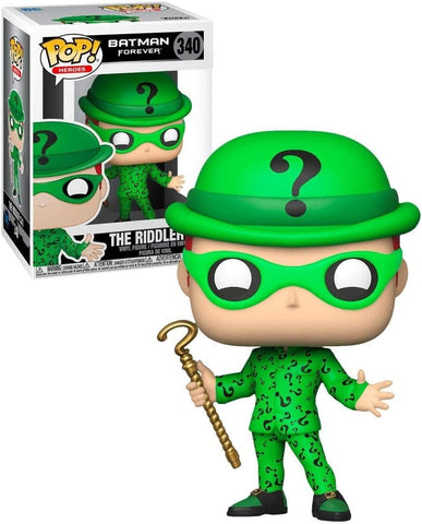 POP! Heroes #340: DC Batman Forever - The Riddler (Funko POP!) Figure and Box w/ Protector