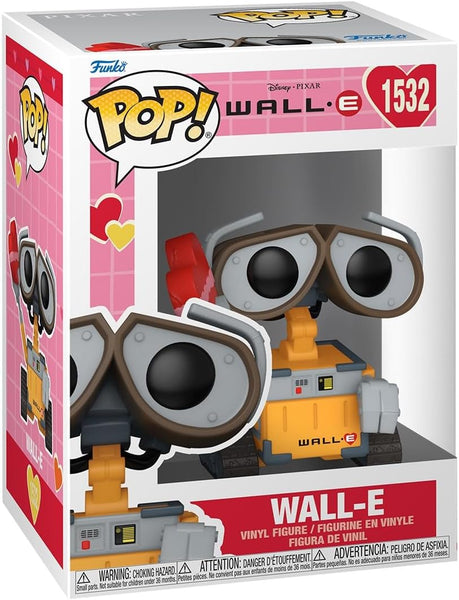 POP! Disney #1532: Wall-E (Valentine Edition) (Funko POP!) Figure and Box w/ Protector